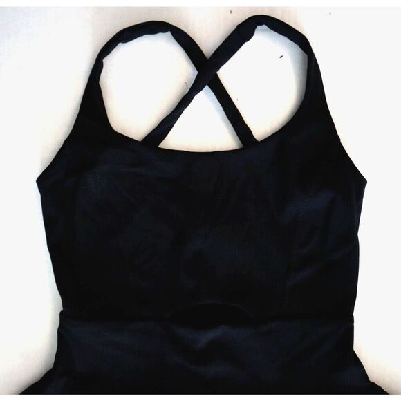 FP Movement OB1227782 Women Sz Small Black Righteous Runsie One-Piece Romper - Picture 3 of 14